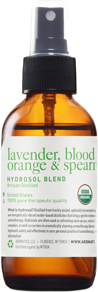 lavender, blood orange, & spearmint hydrosol