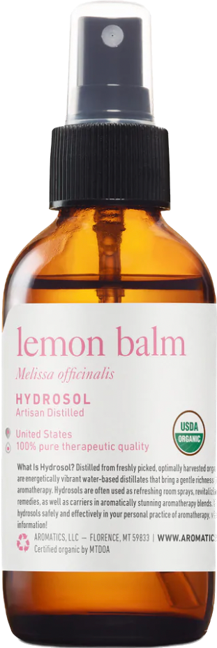 lemon balm hydrosol