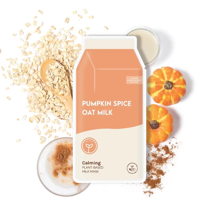 Pumpkin Spice Oat Milk Hydrating Plant-Based Milk Mask