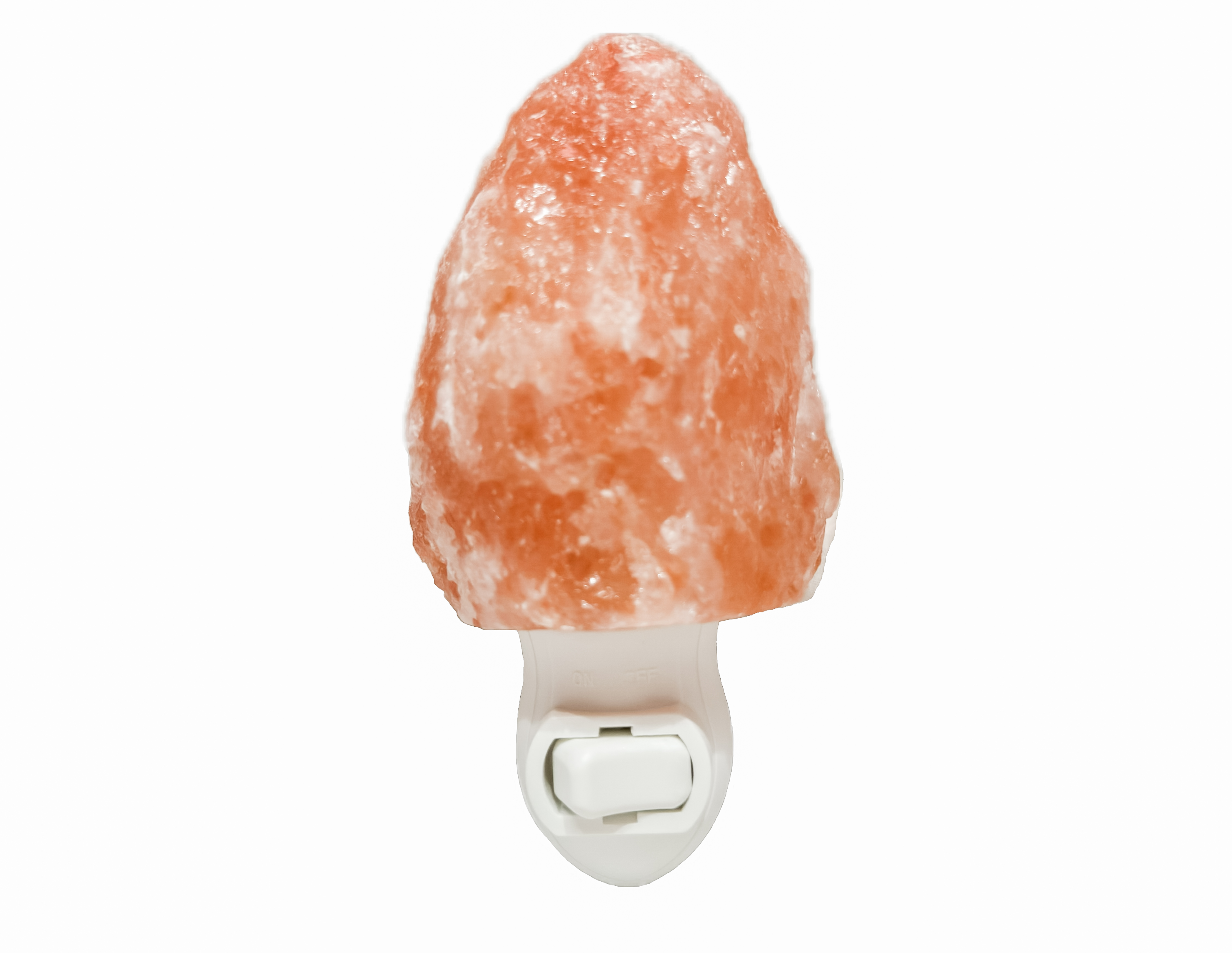 pink natural salt night light