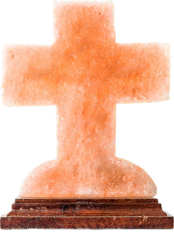 cross shaped salt lamp