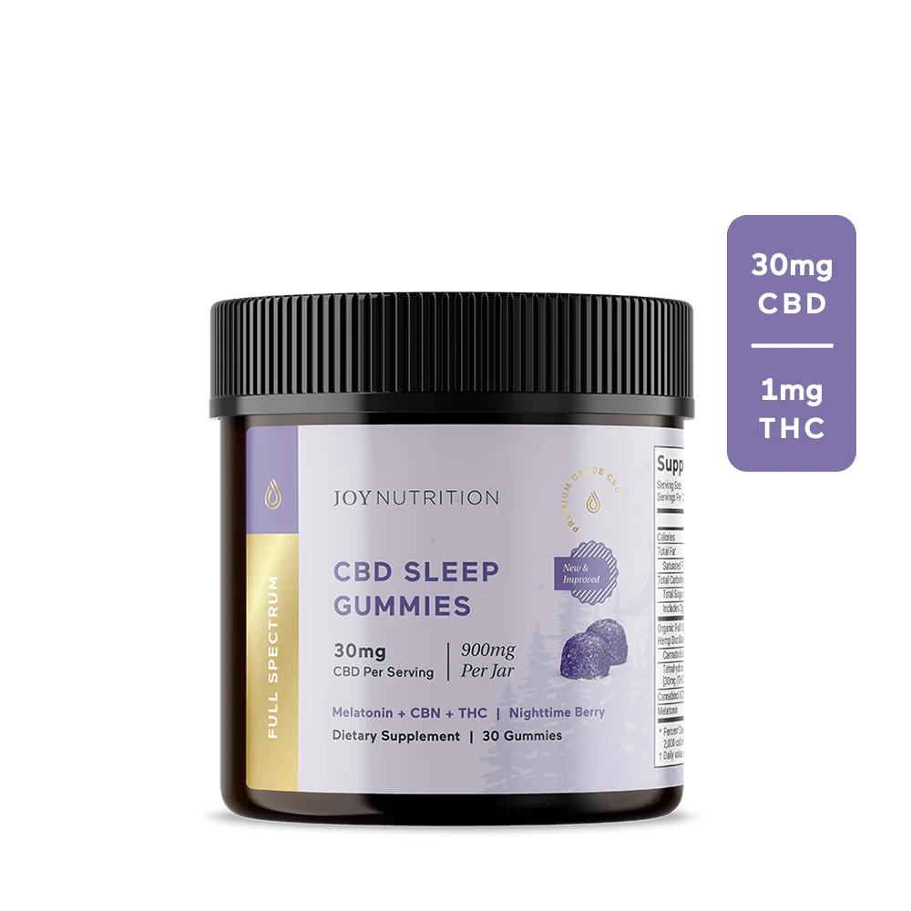 CBD gummies nighttime berry flavor